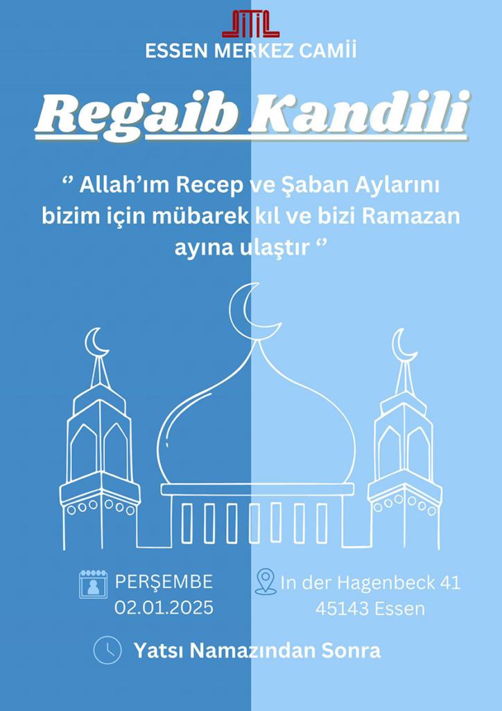 Regaib Kandili (Laylat al-Raghaib, Nacht der Gebete)