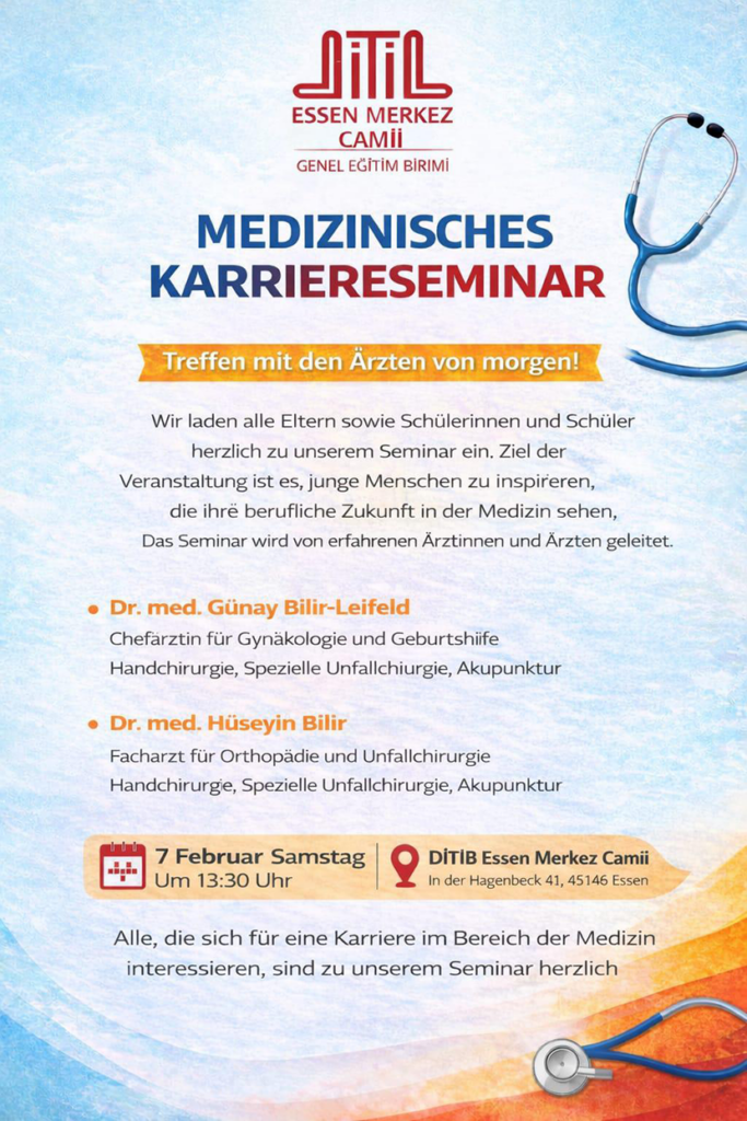 Medizinisches Karriereseminar am 07.02.2026