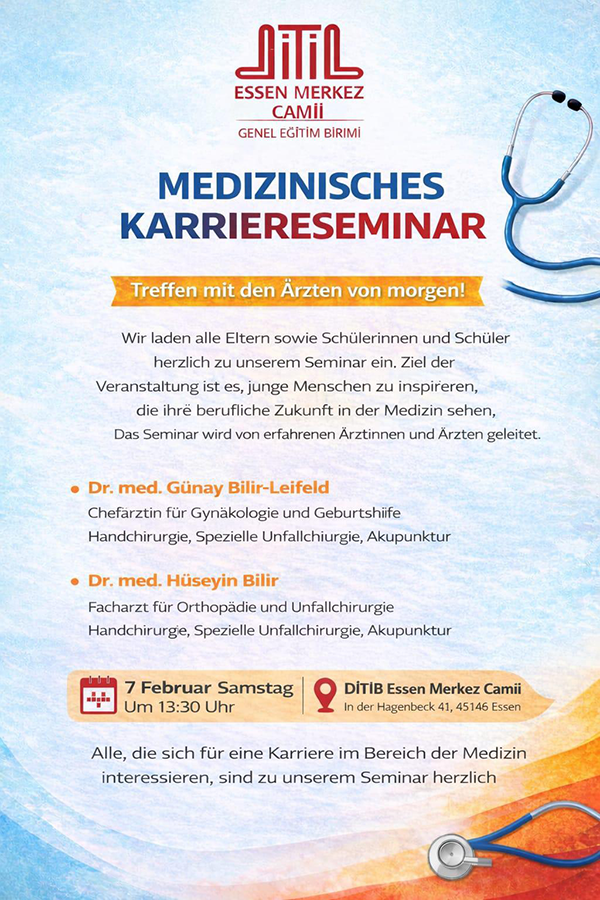 Medizinisches Karriereseminar am 07.02.2026