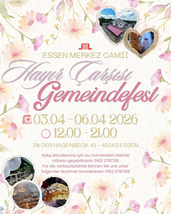 Gemeindefest 2026 – Gemeinsam feiern in der DITIB Zentralmoschee Essen