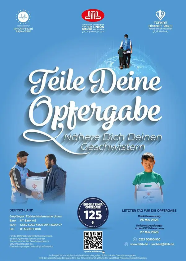 Kurban 2026 – Teile dein Opfer, nähere dich deinem Geschwister | Kurbanını Paylaş, Kardeşinle Yakınlaş