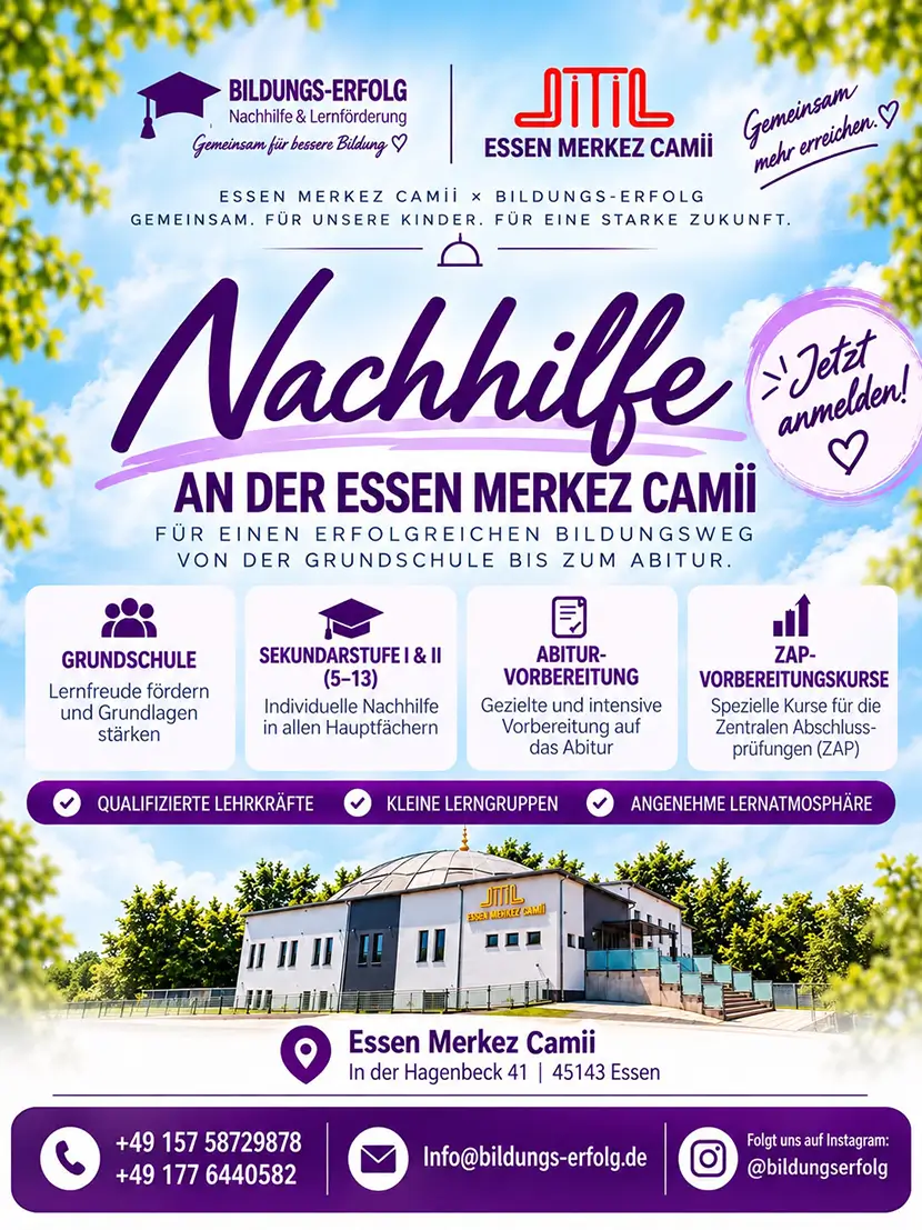 Nachhilfeangebot | Özel Ders